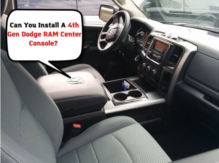 Can You Install A 4th Gen Dodge RAM Center Console Into 2nd or 3rd Gen RAM?