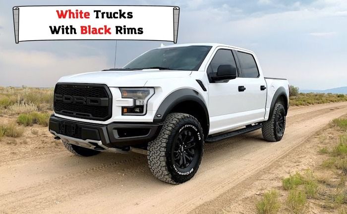 White Trucks With Black Rims: Examples, Models, And Prices