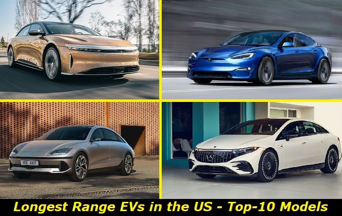 10 EVs with Best Range in 2023 - Suitable for Interstate?