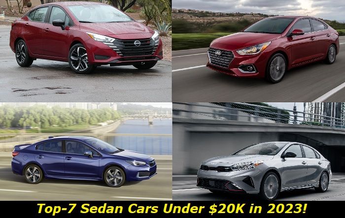 7 Best New Sedans Under 20K in 2023 - Cheap but Good?