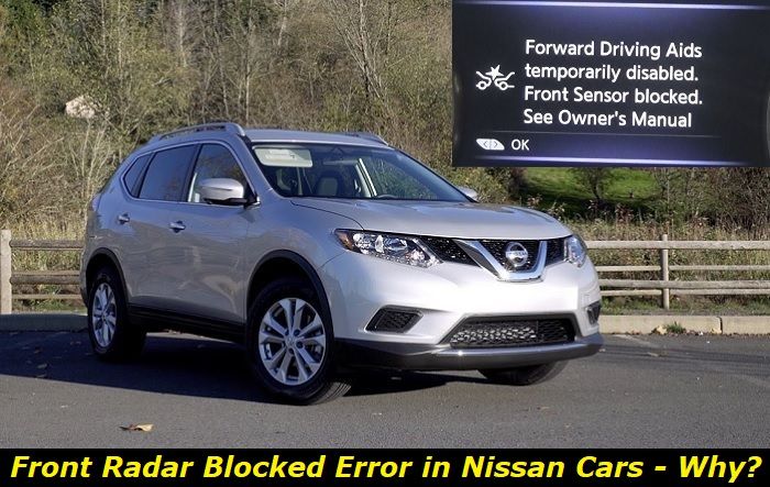 Forward Driving Aids Temporarily Disabled Front Sensor Blocked