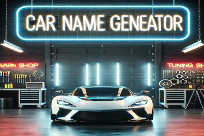 Car Name Generator - Unique Names for Your Garage or Tuning Project