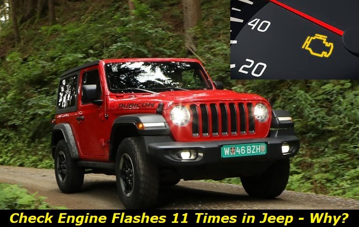 Jeep Engine Light Flashes 11 Times – Why? And What to Do?