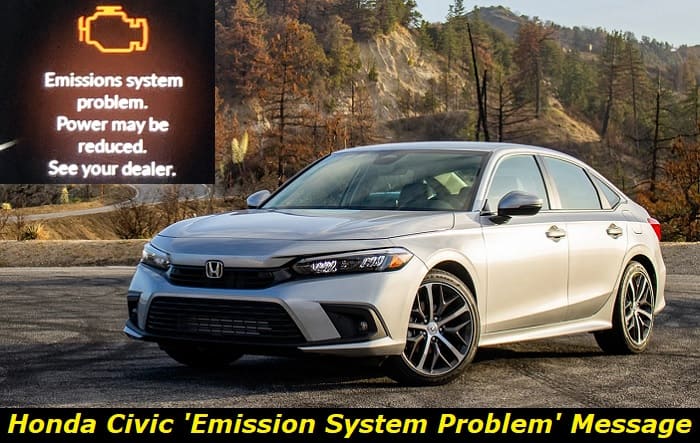 Emission System Problem in Honda Civic - What Does This Mean?